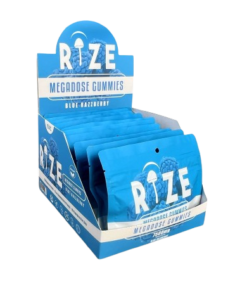 Rize Mushroom Gummies Wholesale Blue Razzberry 7500mg