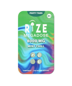 Rize Megadose Party Tabs – Mint Chill 8000mg