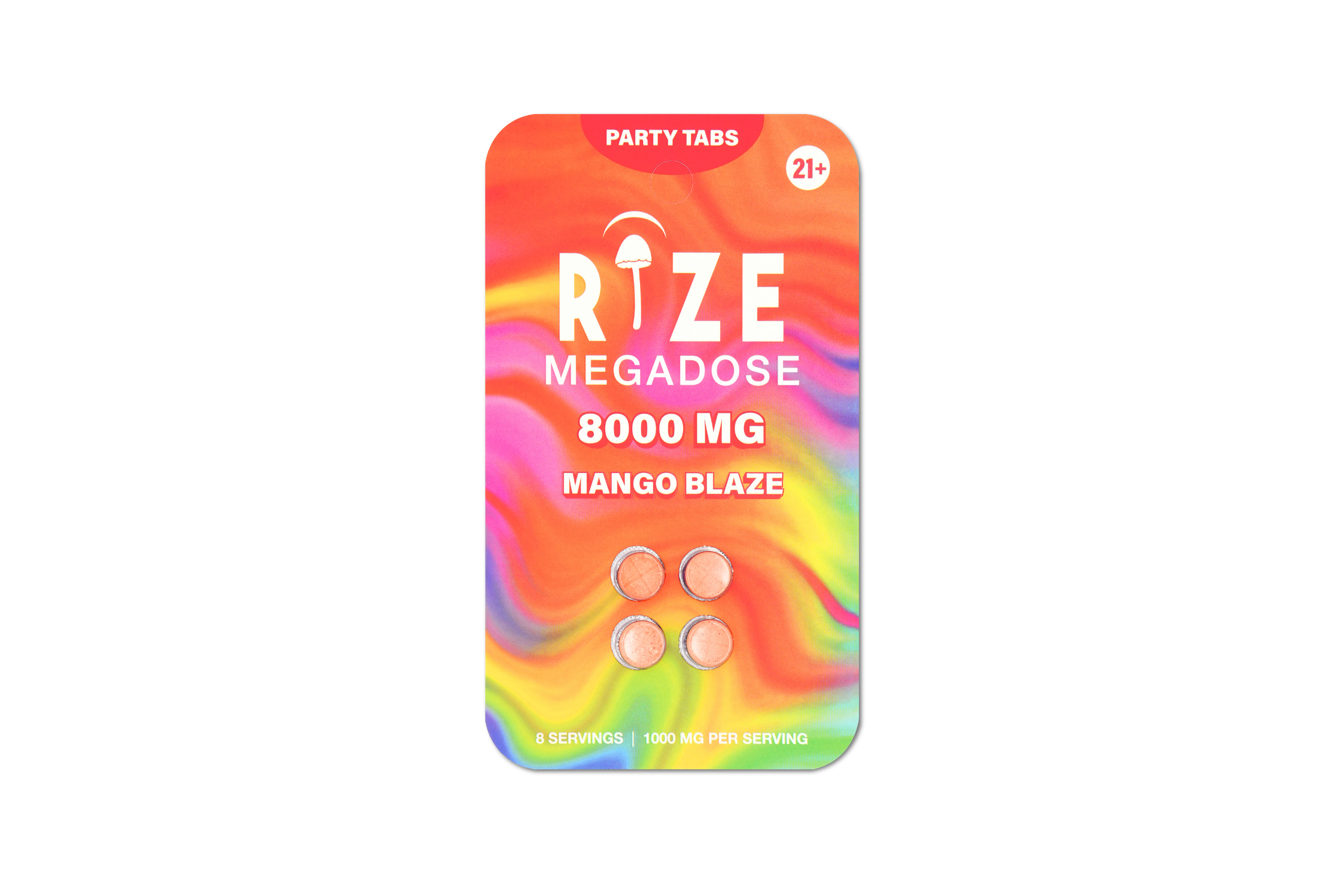 Rize Megadose Party Tabs – Mango Blaze 8000mg Rize Megadose Party Tabs – Mango Blaze 8000mg