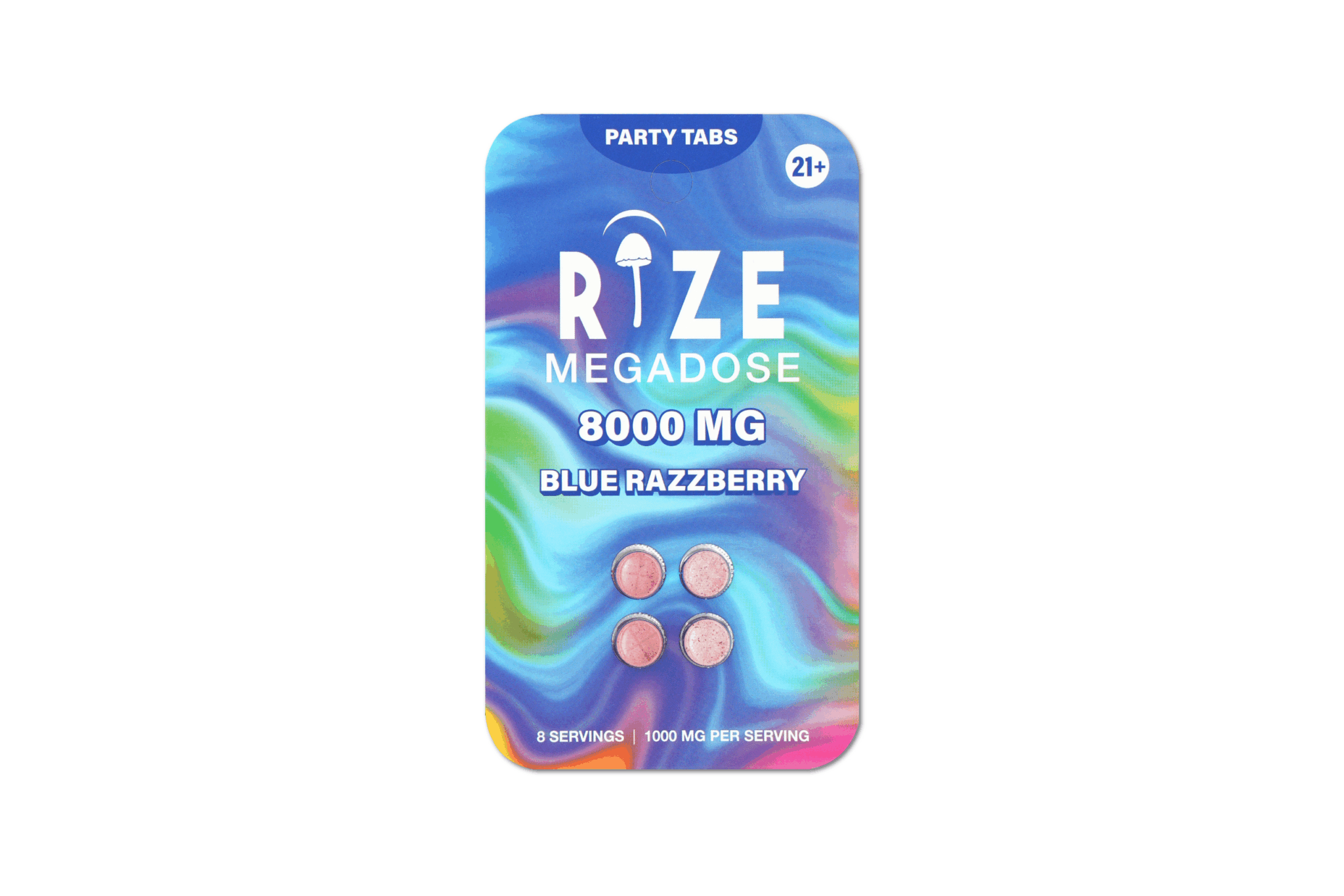 Rize Megadose Party Tabs – Blue Raspberry 8000mg Rize Megadose Party Tabs – Blue Raspberry 8000mg